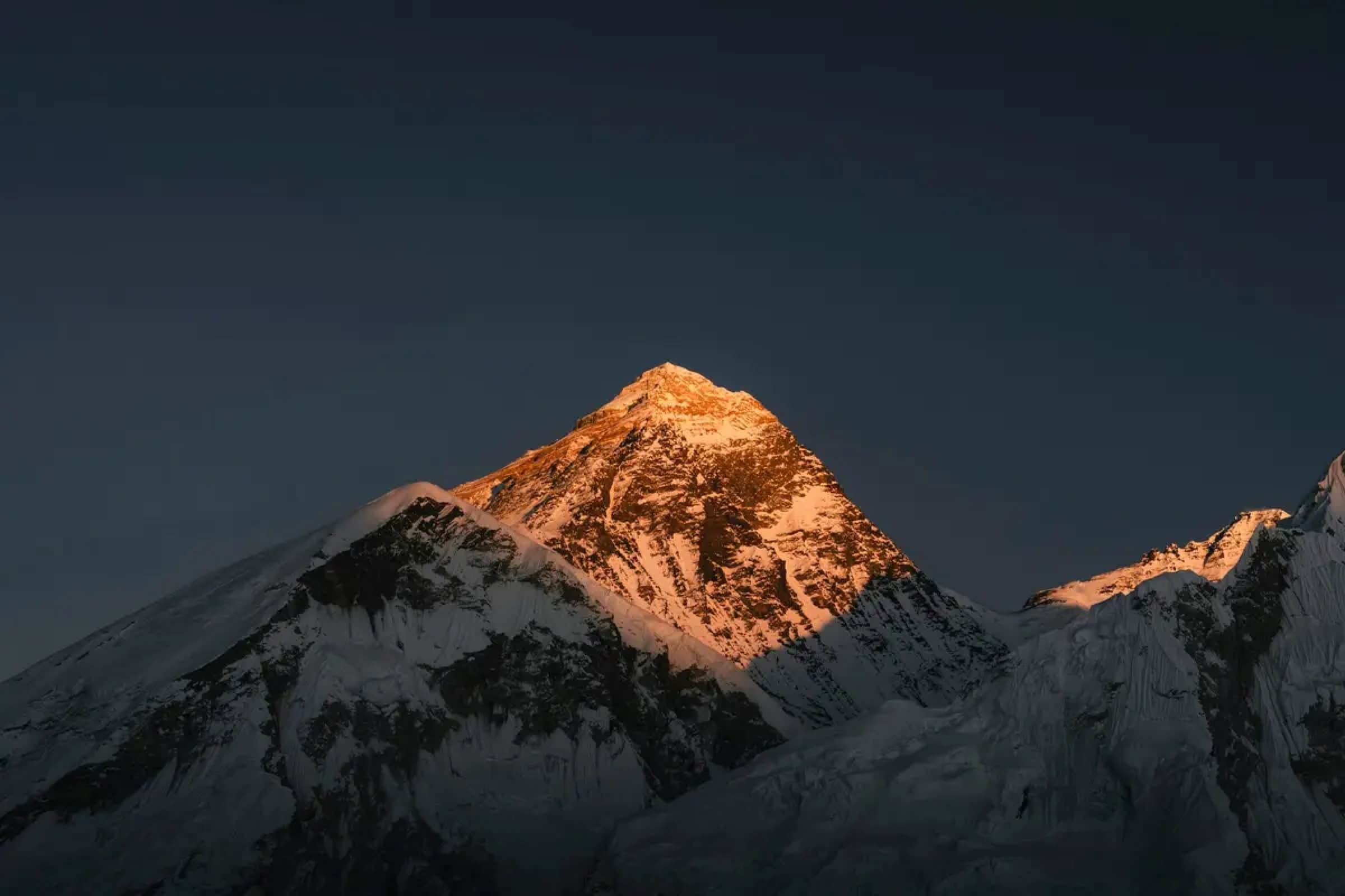 Alpenglow on Mount Everest